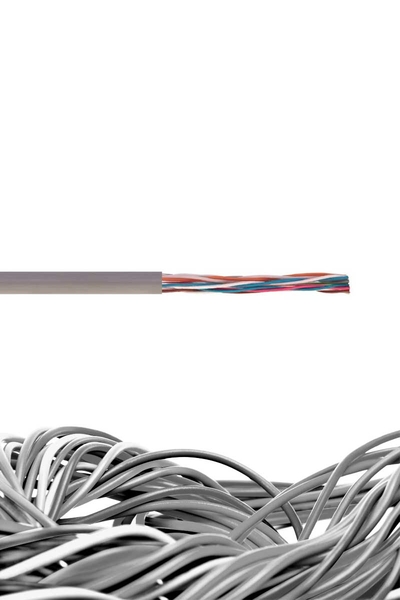 Reçber Kablo - Reçber 401019 2x2x0,50+0,50 PDV Telefon Kablosu