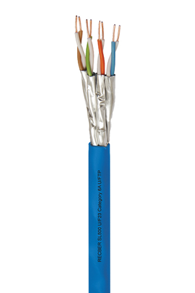 Reçber 506046 SL500 U/F23 LSZH Cat 6A U/FTP 4x2x23 AWG Kablo