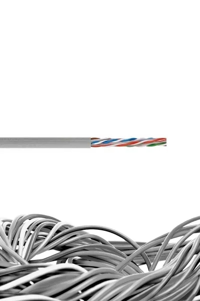 Reçber Kablo - Reçber 506075 SL400 U23 LSZH Cat 6 U/UTP 4x2x23 AWG Gri Kablo