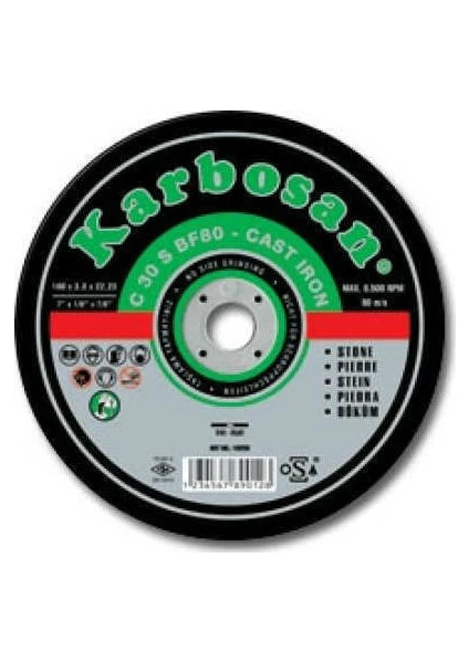 Stoks - Karbosan SC 230mm Mermer Kesici Stoks - Karbosan SC 230mm Mermer Kesici