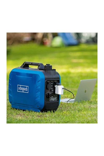 Scheppach - Scheppach SG2500İ 2 kW İnvertörlü Portatif Benzinli Mini Jeneratör Scheppach SG2500İ 2 kW İnvertörlü Portatif Benzinli Mini Jeneratör - Thumbnail