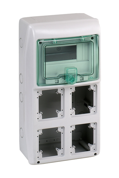 Schneider 13179 Kaedra 4 Güç Çıkışı için 1x8 Modüllü Sigorta Kutusu