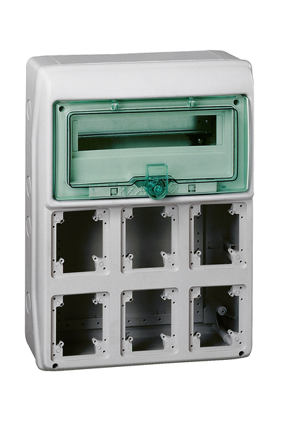 Schneider 13181 Kaedra 6 Güç Çıkışı için 1x12 Modüllü Sigorta Kutusu