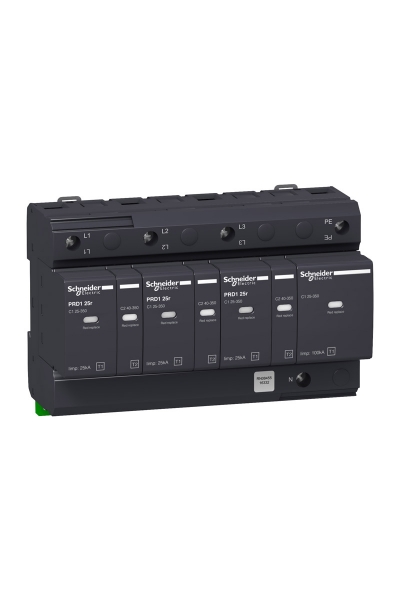 Schneider Electric - Schneider 16332 PRD1 25r 3P+N Kartuşlu Tip Parafudr Schneider Electric - Schneider 16332 PRD1 25r 3P+N Kartuşlu Tip Parafudr