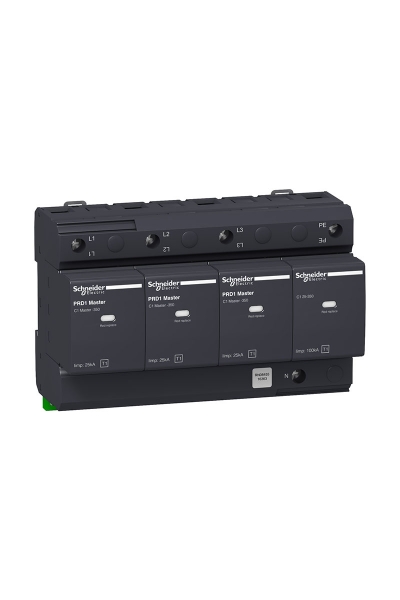 Schneider Electric - Schneider 16363 PRD1 3P+N Sabit ve Kartuşlu Tip Parafudr Schneider Electric - Schneider 16363 PRD1 3P+N Sabit ve Kartuşlu Tip Parafudr