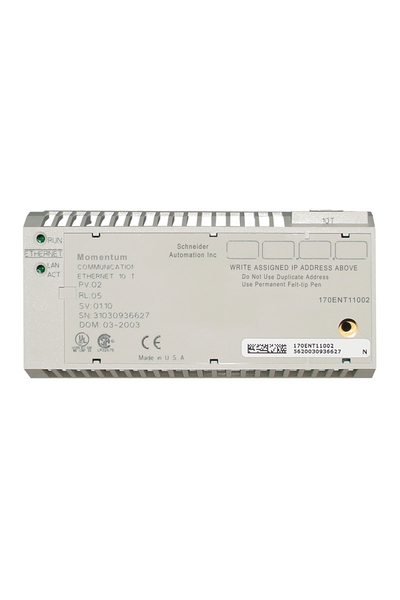 Schneider 170ENT11002 Modicon Momentum 10 Mbit/Sn Ethernet Haberleşme Adaptörü