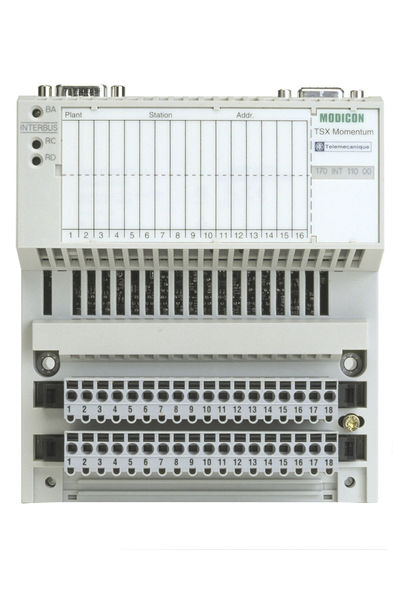 Schneider Electric - Schneider 170INT11000 Modicon Momentum Bükülmüş Çift Interbus Haberleşme Adaptörü