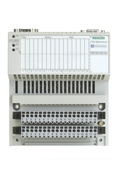 Schneider 170INT11003 Modicon Momentum Bükülmüş Çift Interbus Haberleşme Adaptörü