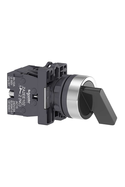 Schneider 1NA+1NK Siyah Uzun Mandallı Buton