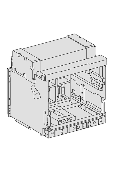 Schneider 48403 Çekmeceli Nw800-1250 için 4P 1250A Şasi