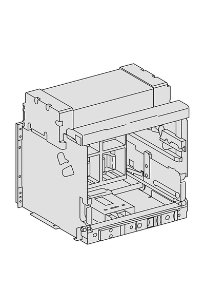 Schneider 48404 Çekmeceli Nw1600 için 4P 1600A Şasi