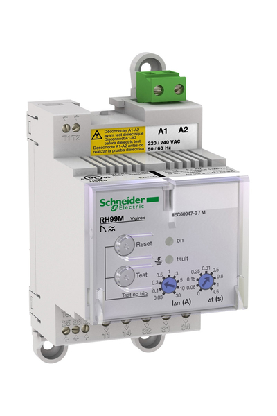 Schneider 56174 RH99M 0.03-30A 415V Manuel Sıfırlamalı Toprak Kaçağı Rölesi - Thumbnail