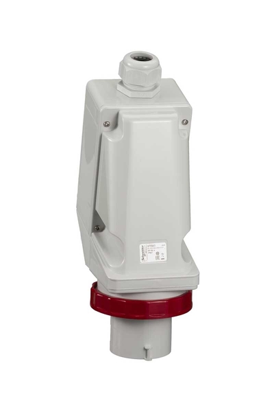 Schneider Electric - Schneider 81583 Pratika 5x63A 3P+N+E 380-415VAC IP67 Eğik Duvar Fişi Schneider Electric - Schneider 81583 Pratika 5x63A 3P+N+E 380-415VAC IP67 Eğik Duvar Fişi