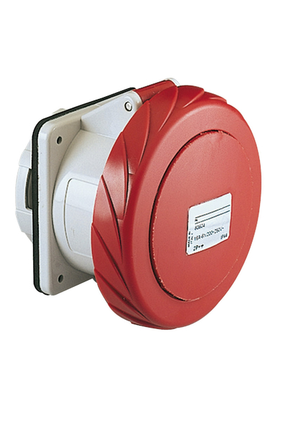 Schneider Electric - Schneider 81683 Pratika 5x63A 3P+N+E 380-415VAC IP67 Düz Makine Prizi