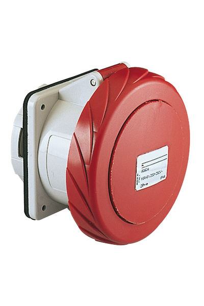 Schneider Electric - Schneider 81694 Pratika 4x125A 3P+E 380-415VAC IP67 Düz Makine Prizi