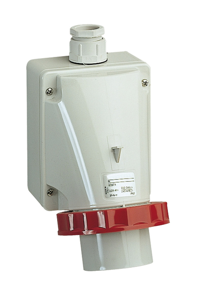 Schneider Electric - Schneider 83558 Pratika 4x16 A 3P+E 380-415VAC IP67 Duvar Fişi