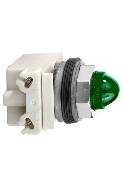 Schneider 9001KP35G9 IP66 24V Ac/Dc Yeşil Sekizgen Pilot Lambası