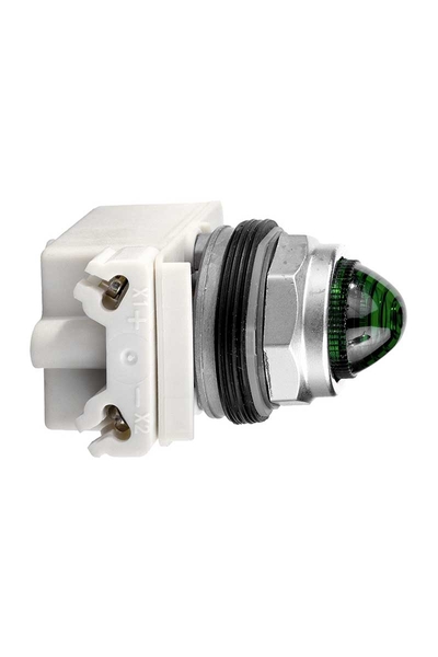 Schneider 9001KP38LGG9 IP66 120V Ac/Dc Yeşil Sekizgen Pilot Lambası