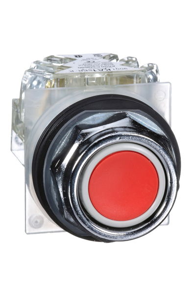 Schneider 9001KR1RH13 1AK Sıva Altı Yaylı Dönüş Kırmızı Buton - Thumbnail