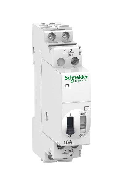 Schneider Electric - Schneider A9C30115 İTL 24V AC 12V DC 1P 16A Darbe Akım Rölesi Schneider Electric - Schneider A9C30115 İTL 24V AC 12V DC 1P 16A Darbe Akım Rölesi