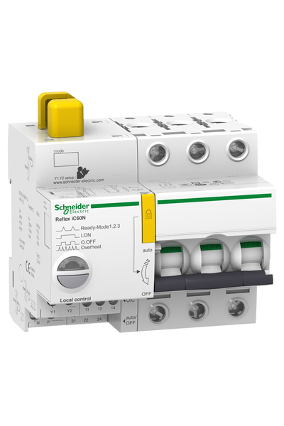 Schneider A9C62363 İC60N Tİ24 63 A 3P C Tipi Reflex Entegre Kontrol Devre Kesici