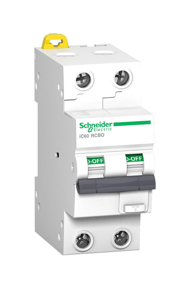 Schneider A9D37216 Acti9 Ic60 Rcbo 2P 16A 30mA 10kA B Tipi Yüksek Akım Korumalı Otomatik Sigo