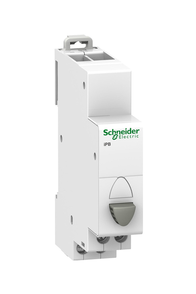 Schneider Electric - Schneider A9E18032 Acti9 İPB 1NA Gri Tek Basmalı Buton