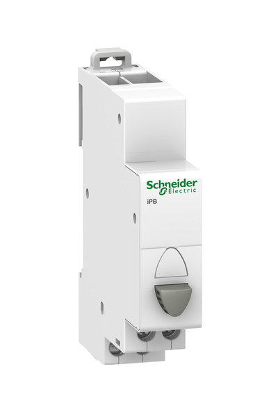 Schneider Electric - Schneider A9E18033 Acti9 İPB 1NA-1NK Gri Tek Basmalı Buton
