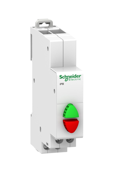 Schneider Electric - Schneider A9E18034 Acti9 İPB 1NA-1NK Gri/Gri Çift Basmalı Buton