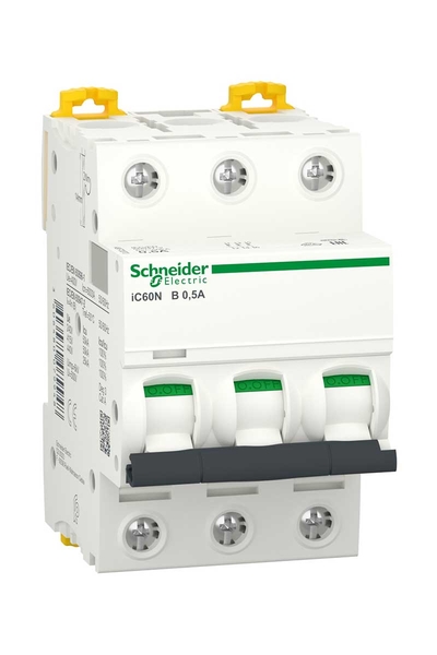 Schneider A9F73370 İC60N 3P 0,5A B Tipi Minyatür Otomatik Sigorta