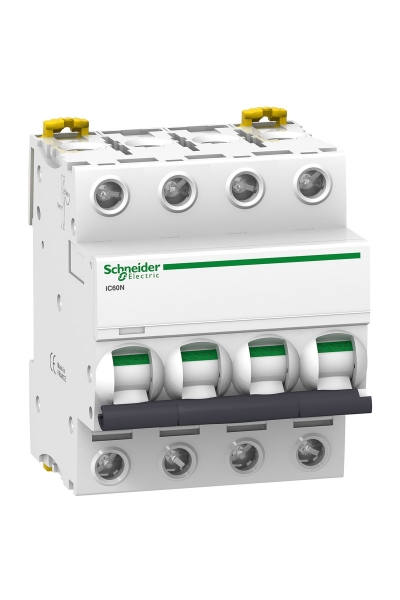 Schneider A9F74410 4K 6kA C Tipi 4x10A Otomatik Sigorta Schneider A9F74410 4K 6kA C Tipi 4x10A Otomatik Sigorta