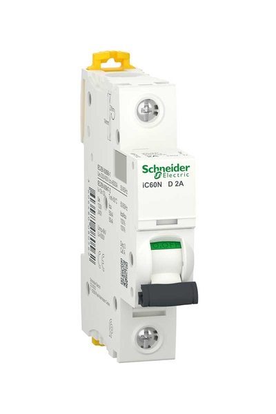 Schneider A9F75102 İC60N 1P 2A D Tipi Minyatür Otomatik Sigorta