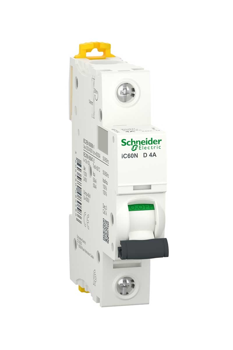  Schneider A9f75104 Ic60n 1p 4a D Tipi Minyatür Devre Kesici