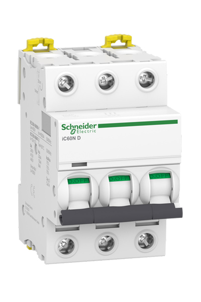 Schneider A9F75306 İC60N 3P 6A D Tipi Minyatür Otomatik Sigorta