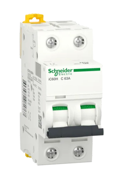 Schneider A9F84263 İC60H 2P 63A C Tipi Minyatür Otomatik Sigorta