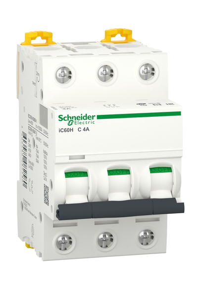 Schneider A9F84304 İC60H 3P 4A C Tipi Minyatür Otomatik Sigorta