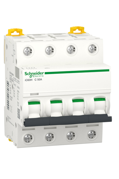 Schneider Electric - Schneider A9F84450 4K 10kA C Tipi 4x50A Otomatik Sigorta