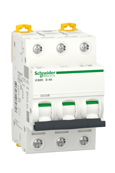 Schneider A9F85304 İC60H 3P 4A D Tipi Minyatür Otomatik Sigorta