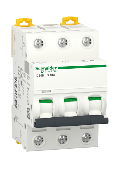 Schneider A9F85310 İC60H 3P 10A D Tipi Minyatür Otomatik Sigorta