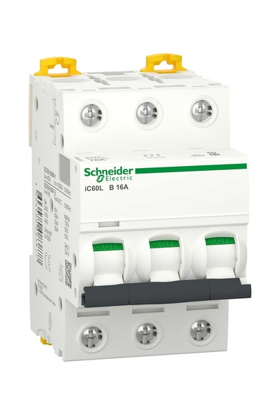 Schneider A9F93316 İC60L 3P 16A B Tipi Minyatür Otomatik Sigorta