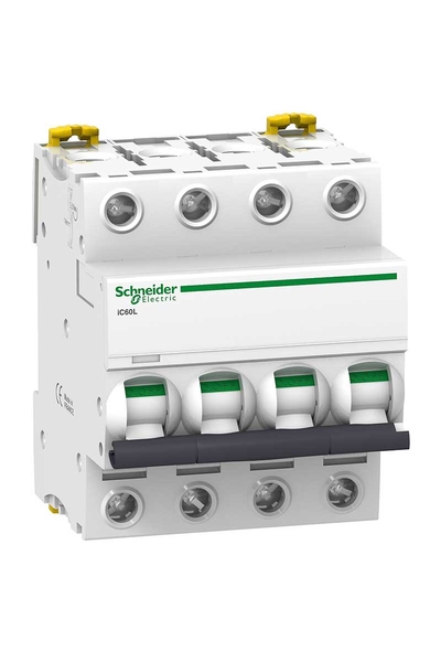 Schneider A9F95440 IC60L 4P 40A K Tipi Minyatür Devre Kesici