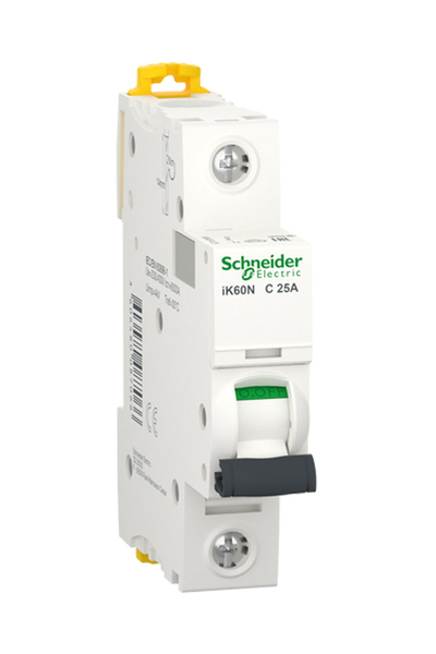 Schneider Electric - Schneider A9K24125 1K 6kA C Tipi 1x25A Otomatik Sigorta Schneider Electric - Schneider A9K24125 1K 6kA C Tipi 1x25A Otomatik Sigorta
