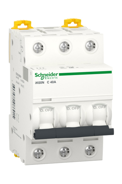 Schneider Electric - Schneider A9K24340 3K 6kA C Tipi 3x40A Otomatik Sigorta