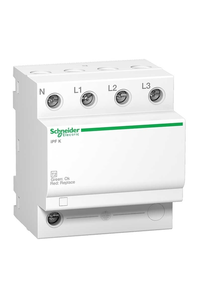Schneider Electric - Schneider A9L15693 IPF K 340V 3P+N 20kA Modüler Parafudr Schneider Electric - Schneider A9L15693 IPF K 340V 3P+N 20kA Modüler Parafudr