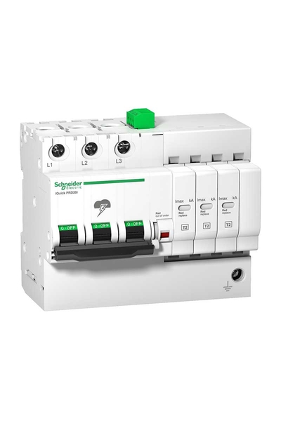 Schneider Electric - Schneider A9L16293 IQuick PRD40r 350V 3P Uzak Aktarımlı Modüler Parafudr Schneider Electric - Schneider A9L16293 IQuick PRD40r 350V 3P Uzak Aktarımlı Modüler Parafudr