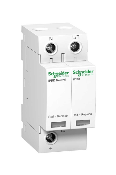 Schneider Electric - Schneider A9L20500 IPRD20 350V 1P+N Kartuşlu Parafudr Schneider Electric - Schneider A9L20500 IPRD20 350V 1P+N Kartuşlu Parafudr