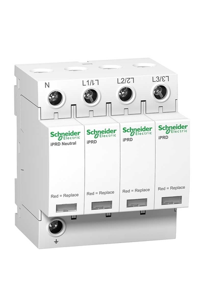 Schneider Electric - Schneider A9L40601 IPRD40r 350V 3P+N Uzaktan Aktarımlı Kartuşlu Parafudr Schneider Electric - Schneider A9L40601 IPRD40r 350V 3P+N Uzaktan Aktarımlı Kartuşlu Parafudr