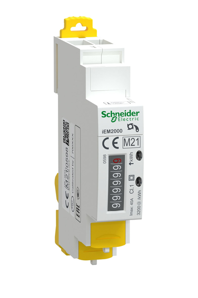 Schneider A9MEM2010 230V 40A Darbeli Modüler Monofaze Güç Ölçüm Cihazı
