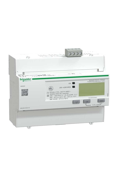 Schneider A9MEM3365 İEM3365 125A 2 Dijital Giriş/Çıkışlı Bacnet Enerji Ölçer