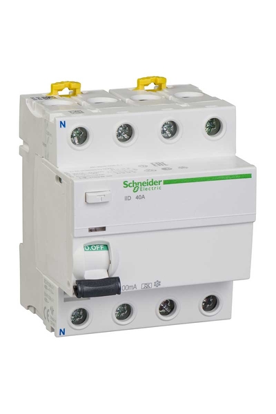 Schneider A9R22440 ACTI9 4P 40A 100mA Kaçak Akım Koruma Rölesi